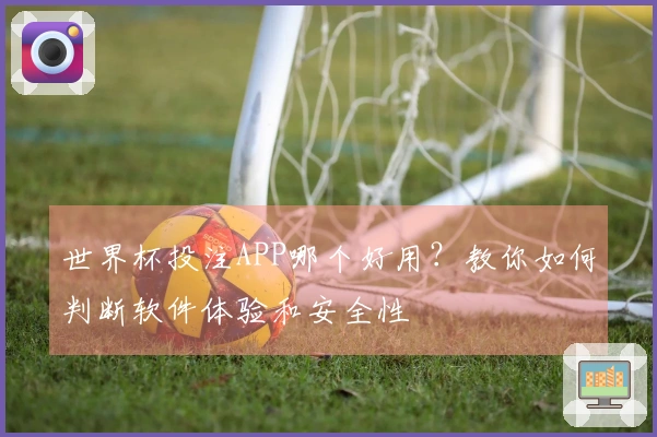 世界杯投注APP哪个好用？教你如何判断软件体验和安全性